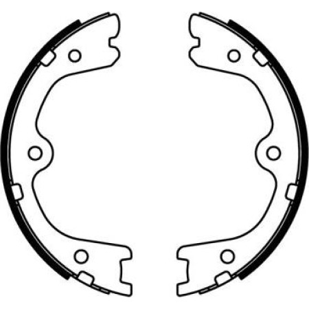 ABE C01062ABE - Brake Shoe Set, parking brake pentru NISSAN PATHFINDER IV (2012–prezent)