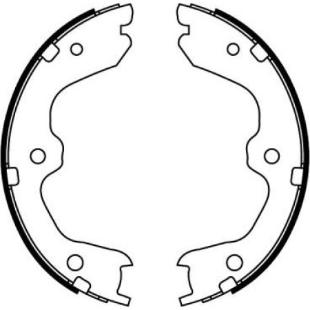 ABE C01067ABE - Brake Shoe Set, parking brake pentru NISSAN 350Z Roadster (2002–2009)