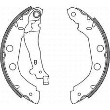 ABE C0R014ABE - Juego de zapatas de frenos pentru NISSAN PRIMERA Traveller (1996–2002)