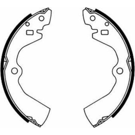 ABE C01034ABE - Brake Shoe Set pentru NISSAN VANETTE Van (1986–2013)