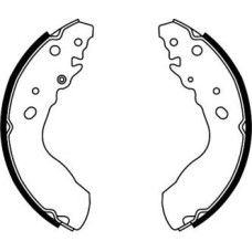 ABE C08019ABE - Juego de zapatas de frenos pentru SUZUKI VITARA Cabrio (1988–2005)