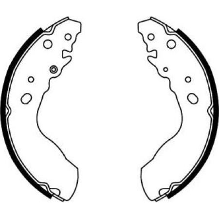 ABE C08019ABE - Brake Shoe Set pentru SUZUKI VITARA Cabrio (1988–2005)