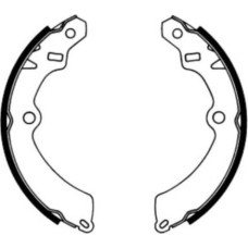 ABE C08012ABE - Bremsbackensatz pentru SUZUKI SAMURAI Closed Off-Road Vehicle (1984–2004)