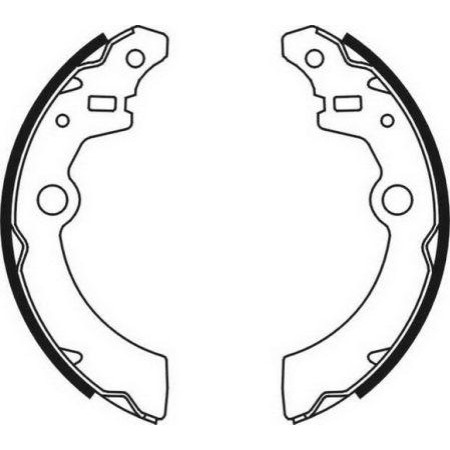 ABE C08021ABE - Brake Shoe Set pentru SUZUKI WAGON R+ Hatchback (2000–prezent)