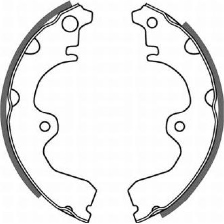 ABE C02047ABE - Brake Shoe Set pentru TOYOTA PASEO Coupe (1988–1999)