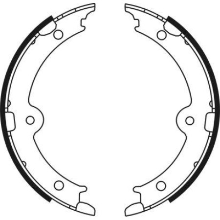 ABE C02087ABE - Brake Shoe Set, parking brake pentru LEXUS IS C (2009–prezent)