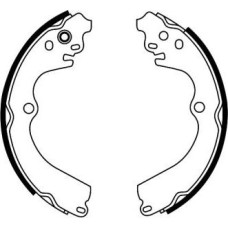 ABE C07009ABE - Bremsbackensatz pentru SUBARU LEGACY I Estate (1989–1994)