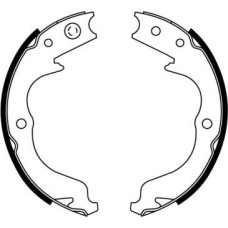 ABE C07013ABE - Bremsbackensatz, Feststellbremse pentru MITSUBISHI LANCER VIII Sportback (2007–prezent)