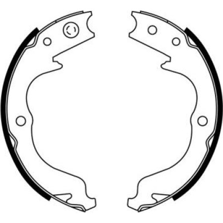 ABE C07013ABE - Brake Shoe Set, parking brake pentru SUBARU LEGACY V (2009–prezent)