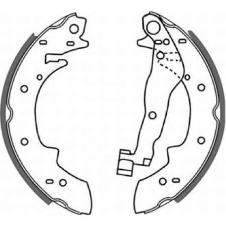 ABE C0B006ABE - Brake Shoe Set pentru SUZUKI VITARA (1988–2002)