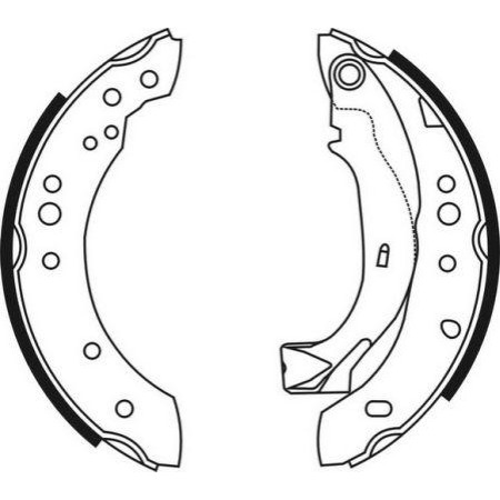 ABE C0C019ABE - Brake Shoe Set pentru CITROËN C3 Pluriel (2003–prezent)