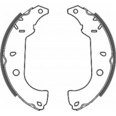 ABE C0F004ABE - Kit ganasce freno pentru FIAT FIORINO Box Body/MPV (1988–prezent)