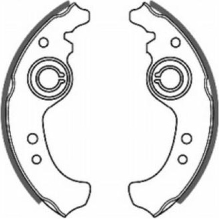 ABE C0F001ABE - Brake Shoe Set pentru SEAT RONDA (1982–1988)