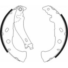 ABE C0F015ABE - Jeu de mâchoires de frein pentru FIAT MULTIPLA VAN (1999–2010)