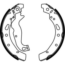 ABE C0G055ABE - Bremsbackensatz pentru MAZDA 2 Saloon (2010–2015)