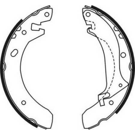 ABE C0I001ABE - Brake Shoe Set pentru LAND ROVER FREELANDER I (1998–2006)