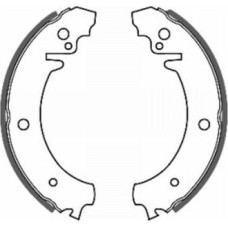 ABE C0L000ABE - Bremsbackensatz pentru LADA PRIORA Hatchback (2008–2015)
