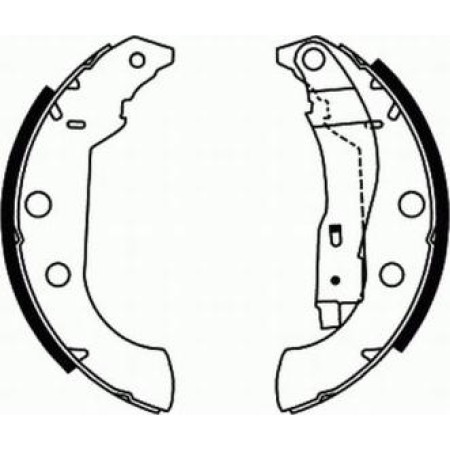ABE C0P029ABE - Brake Shoe Set pentru CITROËN ZX Break (1993–1999)