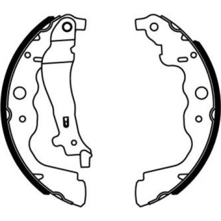 ABE C0R031ABE - Brake Shoe Set pentru DACIA SANDERO II (2012–prezent)