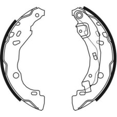 ABE C0R023ABE - Juego de zapatas de frenos pentru PEUGEOT 208 I (2012–2020)