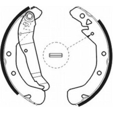 ABE C0X009ABE - Kit ganasce freno pentru OPEL ASTRA G Saloon (1998–2009)