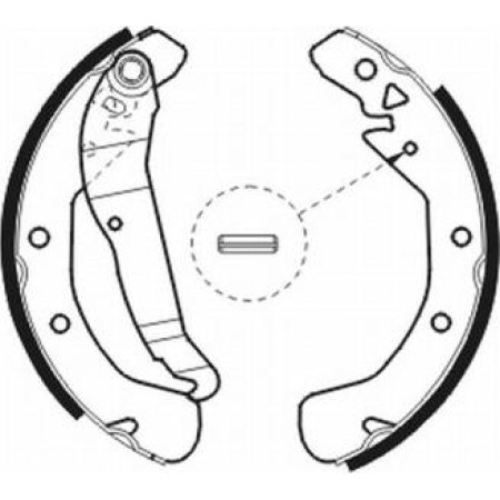 ABE C0X009ABE - Brake Shoe Set pentru OPEL ZAFIRA / ZAFIRA FAMILY B (2005–2019)