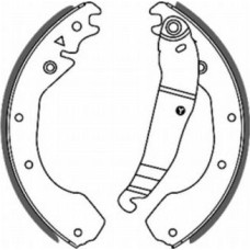 ABE C0X004ABE - Juego de zapatas de frenos pentru BEDFORD ASTRA VAN Estate Van (1982–1984)