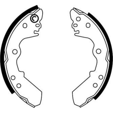 ABE C0X011ABE - Brake Shoe Set pentru ISUZU TFR/TFS Pickup (1988–2002)