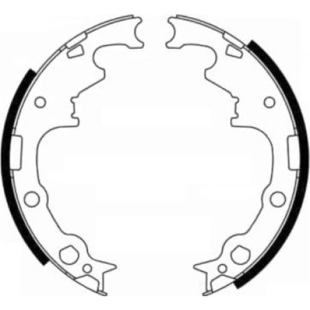 ABE C0Y003ABE - Brake Shoe Set pentru JEEP CHEROKEE (1983–2008)