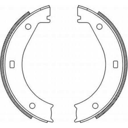 ABE CRB005ABE - Brake Shoe Set, parking brake pentru BMW 1 (2003–2013)