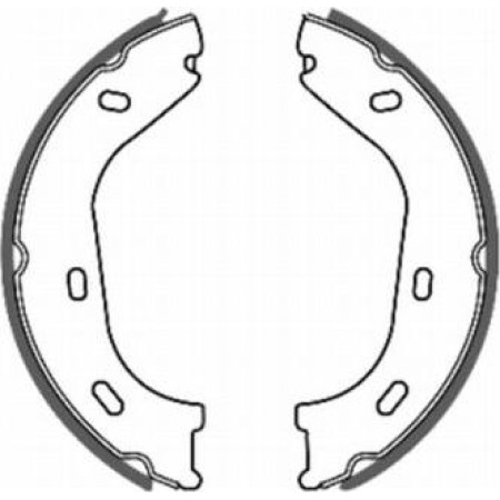 ABE CRM000ABE - Brake Shoe Set, parking brake pentru MERCEDES-BENZ PONTON (1959–1961)