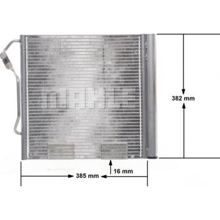 Condensator, climatizare SMART CITY-COUPE (450), Compartiment, 07.1998 - 01.2004 MAHLE AC 451 000S