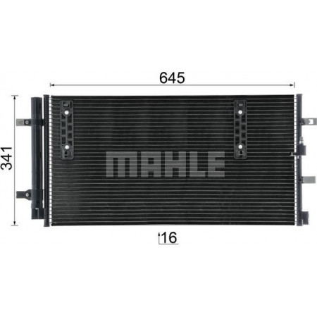 Condenseur de climatisation AUDI A4 Allroad IV (8KH, B8), Touring, 04.2009 - 05.2016 MAHLE AC 457 000P