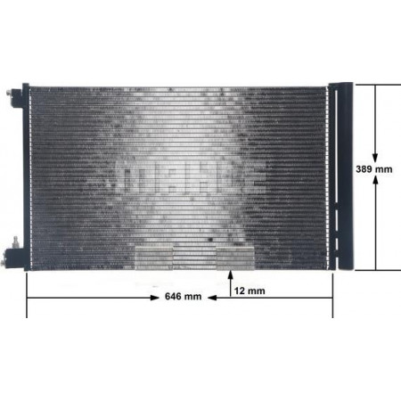 Condensatore. aria condizionata Condensatore aria condizionata con essiccatore CHEVROLET MALIBU OPEL INSIGNIA A INSIGNIA A COUNTRY SAAB 9-5 1.6-2.8 07. VAUXHALL INSIGNIA Mk I (A) (G09), Hatchback, 07.2008 - 05.2017 MAHLE AC 552 000S