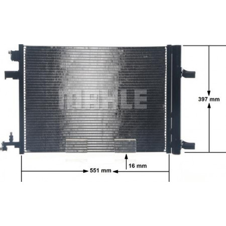 Kondensator. Klimaanlage Klimakondensator mit Trockner CHEVROLET CRUZE ORLANDO OPEL ASTRA J ASTRA J GTC CASCADA ZAFIRA B ZAFIRA OPEL CASCADA (W13), Cabriolet, 03.2013 - 04.2019 MAHLE AC 636 000S
