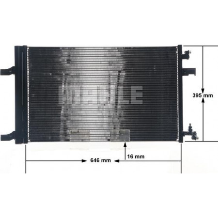 Kondensator. Klimaanlage Klimakondensator mit Trockner CHEVROLET CRUZE ORLANDO OPEL ASTRA J ASTRA J GTC CASCADA INSIGNIA A INSI OPEL ASTRA J (P-J/SW/V), Limousine, 06.2012 - MAHLE AC 637 000S