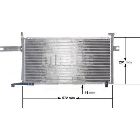 Condenseur de climatisation NISSAN MICRA II (K11), Berline, 01.1992 - 12.2007 MAHLE AC 319 000S