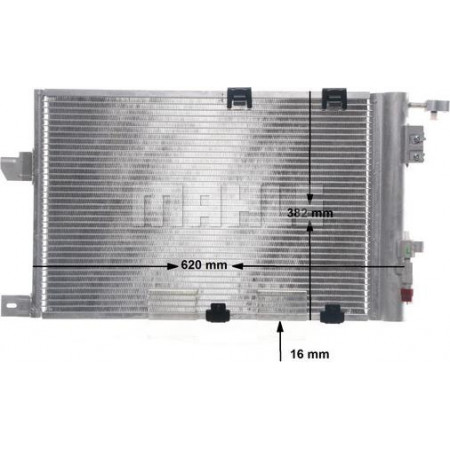 Condenseur de climatisation OPEL ASTRA G (F70), Break Van, 09.1998 - 04.2005 MAHLE AC 339 000S