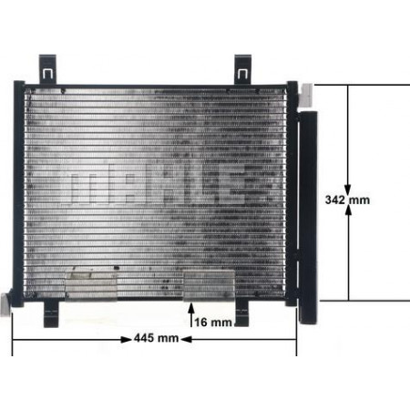 Condenseur de climatisation VW LOAD UP (121, 122, BL1, BL2), Van, 12.2014 - MAHLE AC 747 000S