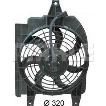 Air conditioning fan Radiator fan with housing KIA RIO I 1.3-1.5 08.00-02.05 KIA RIO (DC_), Sedan, 07.2000 - 04.2006 MAHLE ACF 18 000P