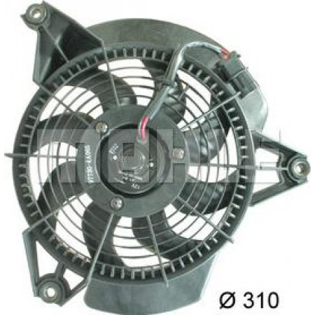 Aircoventilator Radiatorventilator met behuizing past. HYUNDAI H-1 H-1 - STAREX 2.4-2.5D 03.00-12.07 HYUNDAI H-1 / STAREX (A1), Bus, 06.1997 - MAHLE ACF 20 000P