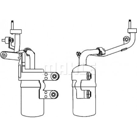 Déshydrateur, climatisation FORD KUGA I (DR), Crossover, 02.2008 - 11.2012 MAHLE AD 291 000P