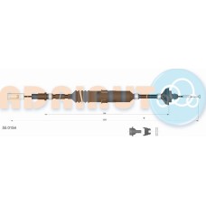 Adriauto 55.0154 - Seilzug, Kupplungsbetätigung