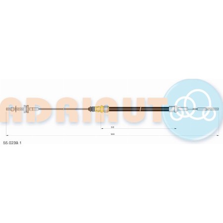 Adriauto 55.0239.1 - Cable, parking brake