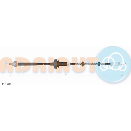 Adriauto 11.1580 - Tacho Shaft