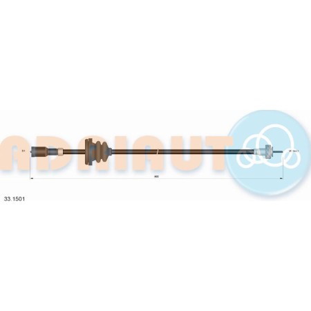 Adriauto 33.1501 - Tacho Shaft