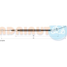 Adriauto 27.0278 - Cable, parking brake pentru MERCEDES-BENZ SPRINTER 3-t Van (1995–2012)