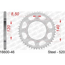 AFAM 16600-46 - Chain Sprocket pentru KAWASAKI KLE (1991–2007)