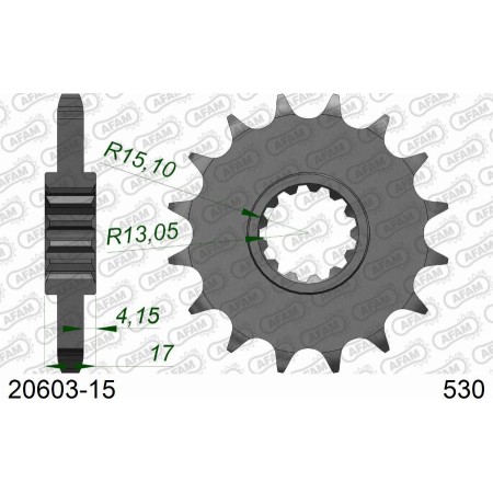 AFAM 20603-15 - Chain Sprocket