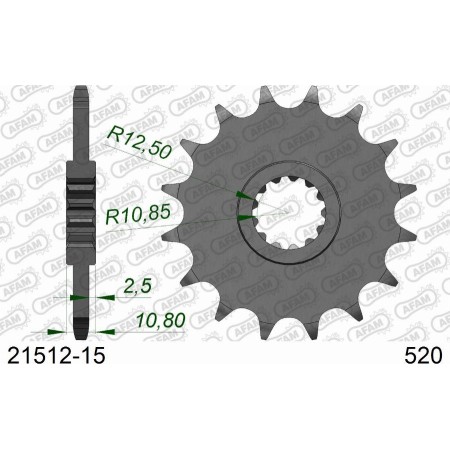 AFAM 21512-15 - Chain Sprocket
